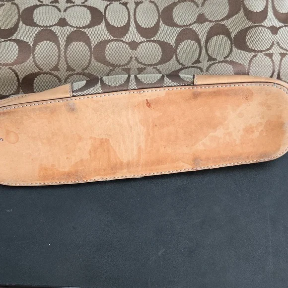 Brown and Tan Designer Shoulder Bag - Picture 2 of 3